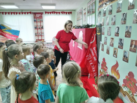 В детском саду открыли мини-музей боевой славы В детском саду открыли мини-музей боевой славы.